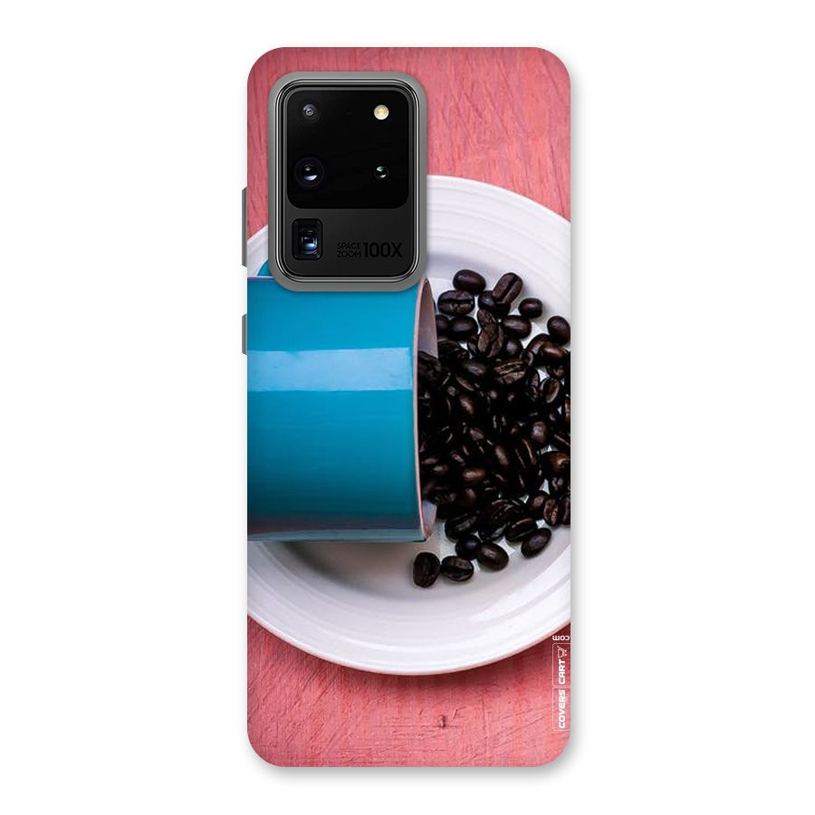 Blue Mug And Beans Back Case for Galaxy S20 Ultra