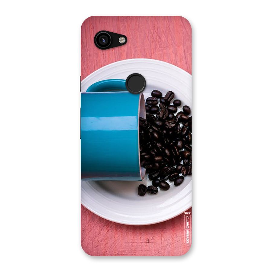 Blue Mug And Beans Back Case for Google Pixel 3a