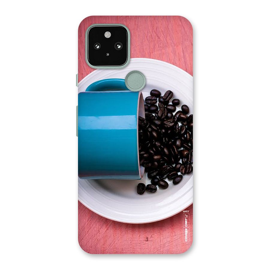 Blue Mug And Beans Back Case for Google Pixel 5
