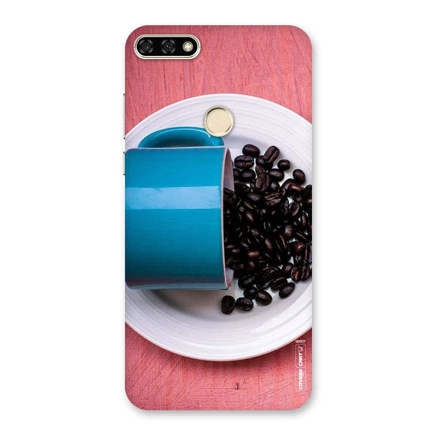 Blue Mug And Beans Back Case for Honor 7A