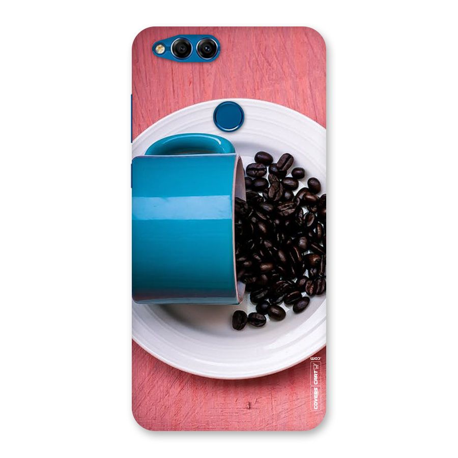 Blue Mug And Beans Back Case for Honor 7X