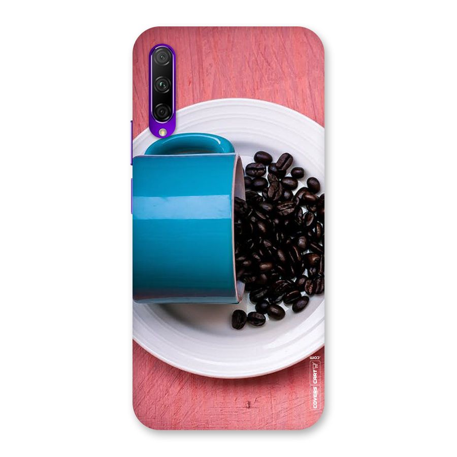 Blue Mug And Beans Back Case for Honor 9X Pro