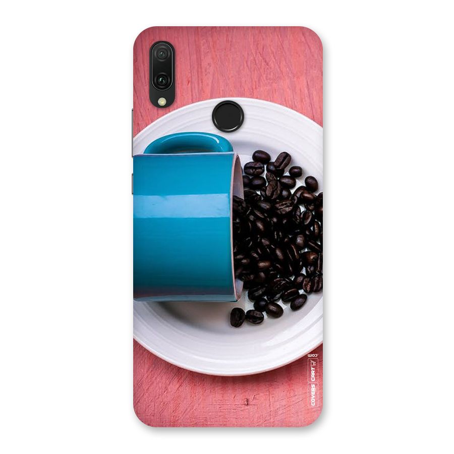 Blue Mug And Beans Back Case for Huawei Y9 (2019)