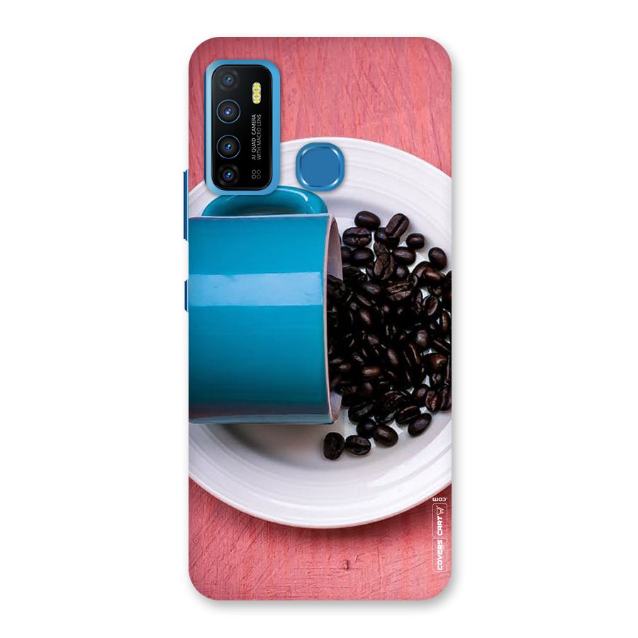 Blue Mug And Beans Back Case for Infinix Hot 9