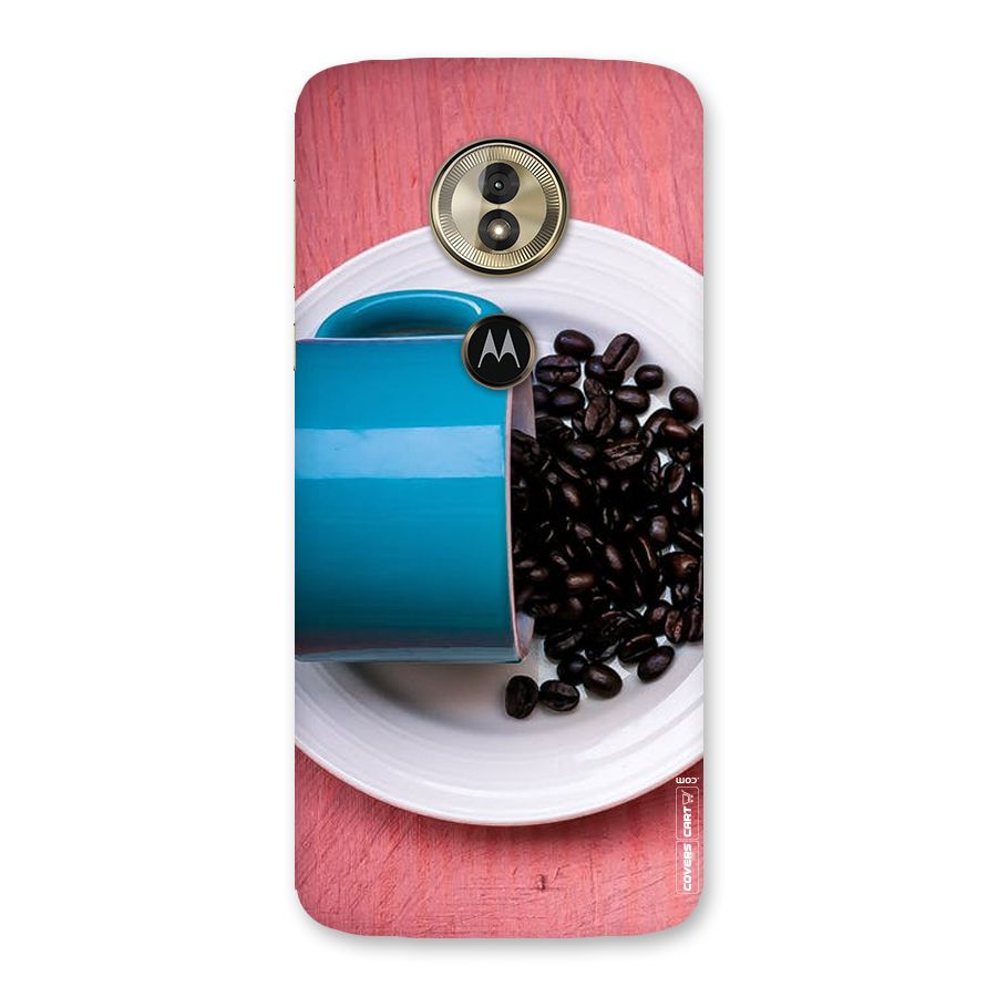 Blue Mug And Beans Back Case for Moto G6 Play