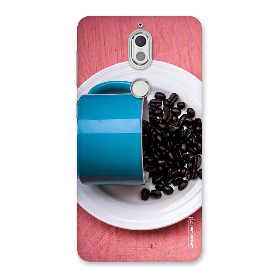 Blue Mug And Beans Back Case for Nokia 7