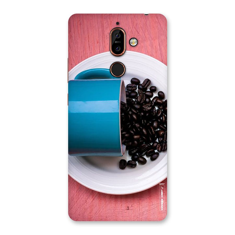 Blue Mug And Beans Back Case for Nokia 7 Plus