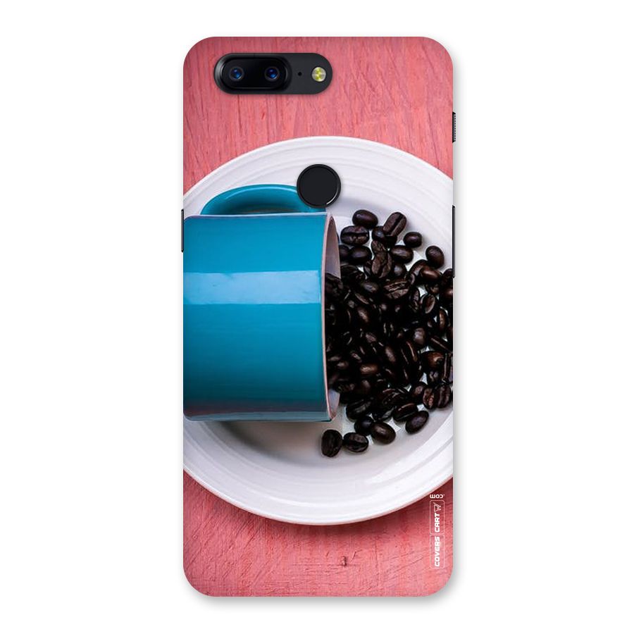 Blue Mug And Beans Back Case for OnePlus 5T