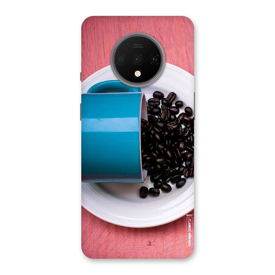 Blue Mug And Beans Back Case for OnePlus 7T