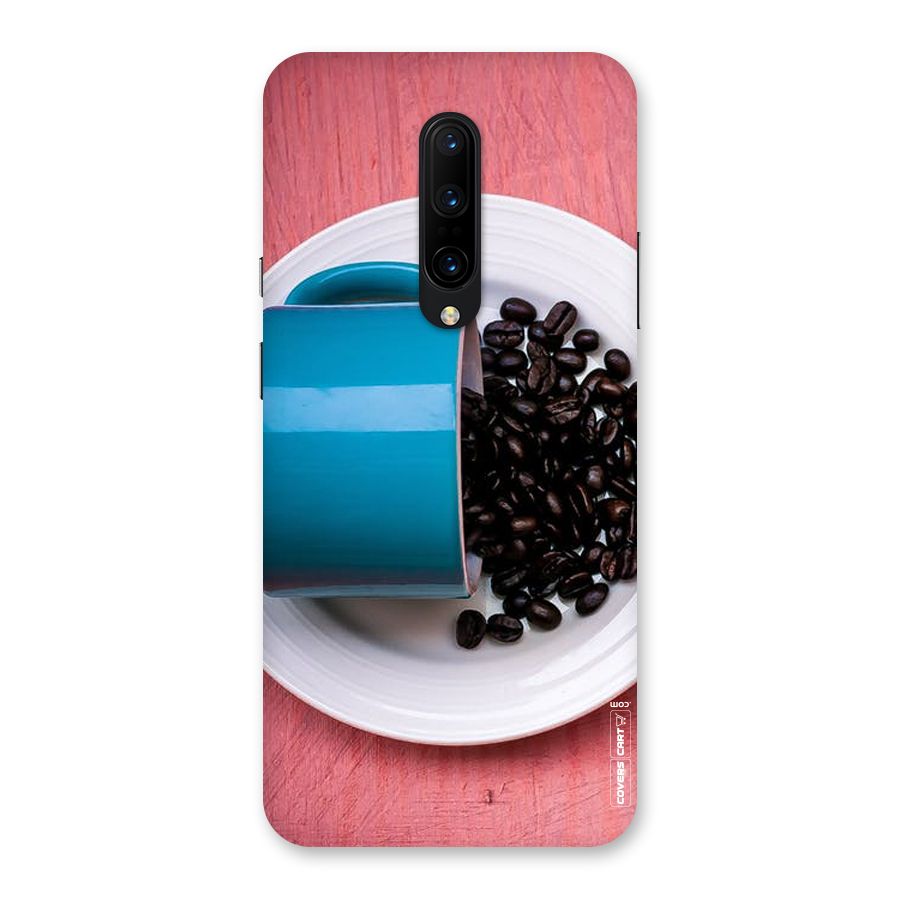 Blue Mug And Beans Back Case for OnePlus 7 Pro