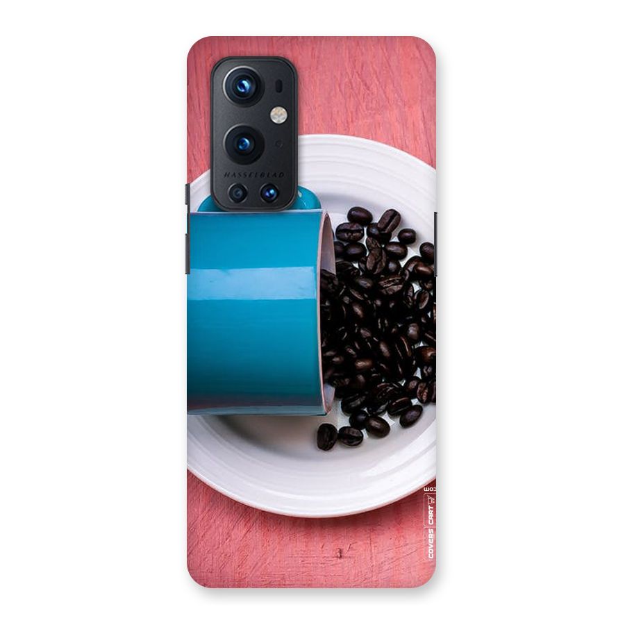 Blue Mug And Beans Back Case for OnePlus 9 Pro