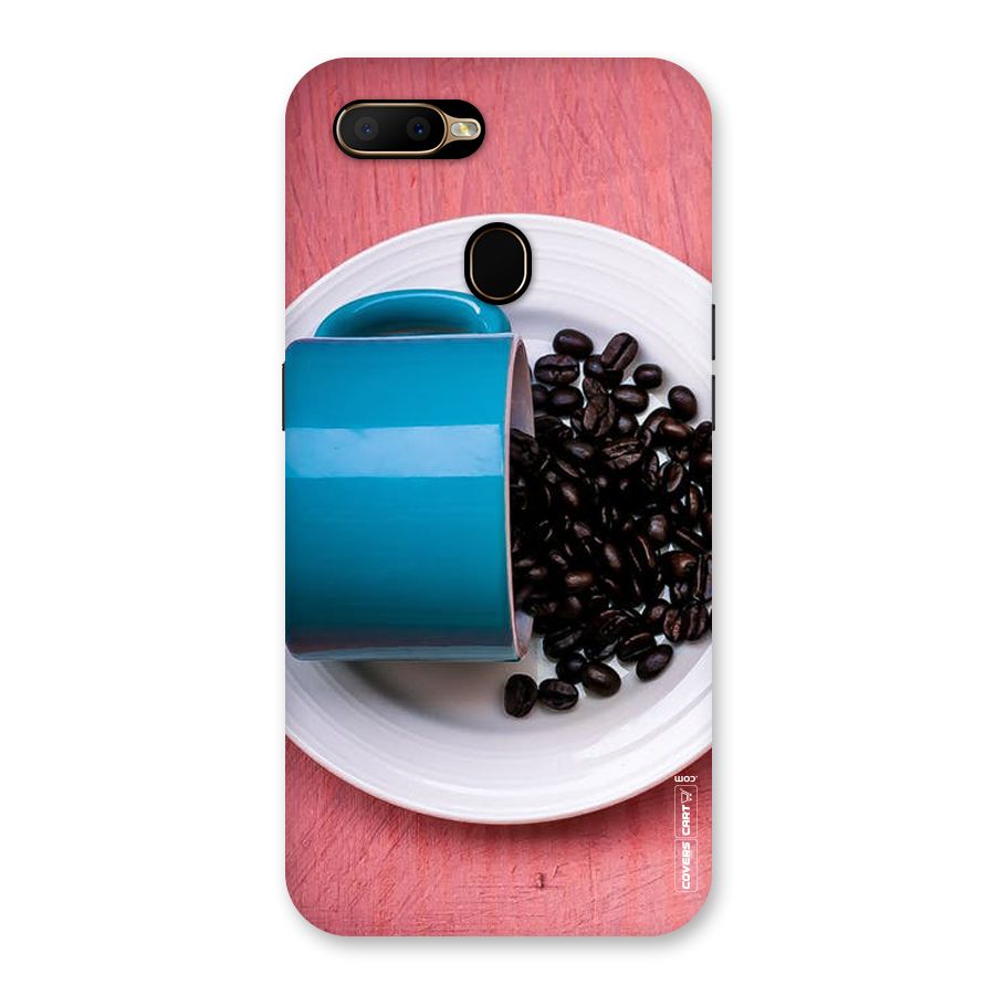 Blue Mug And Beans Back Case for Oppo A5s