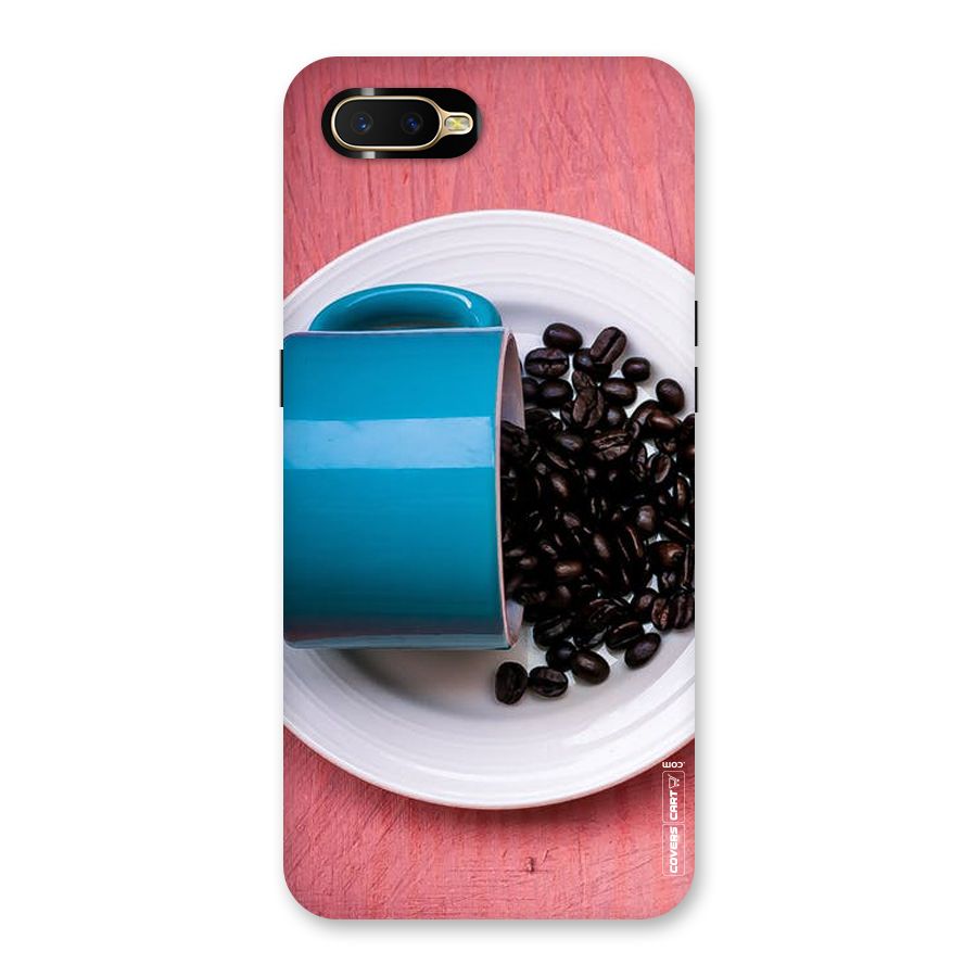 Blue Mug And Beans Back Case for Oppo K1