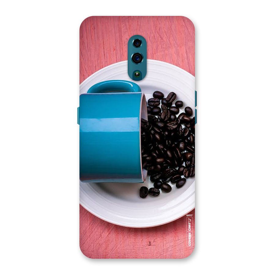 Blue Mug And Beans Back Case for Oppo Reno
