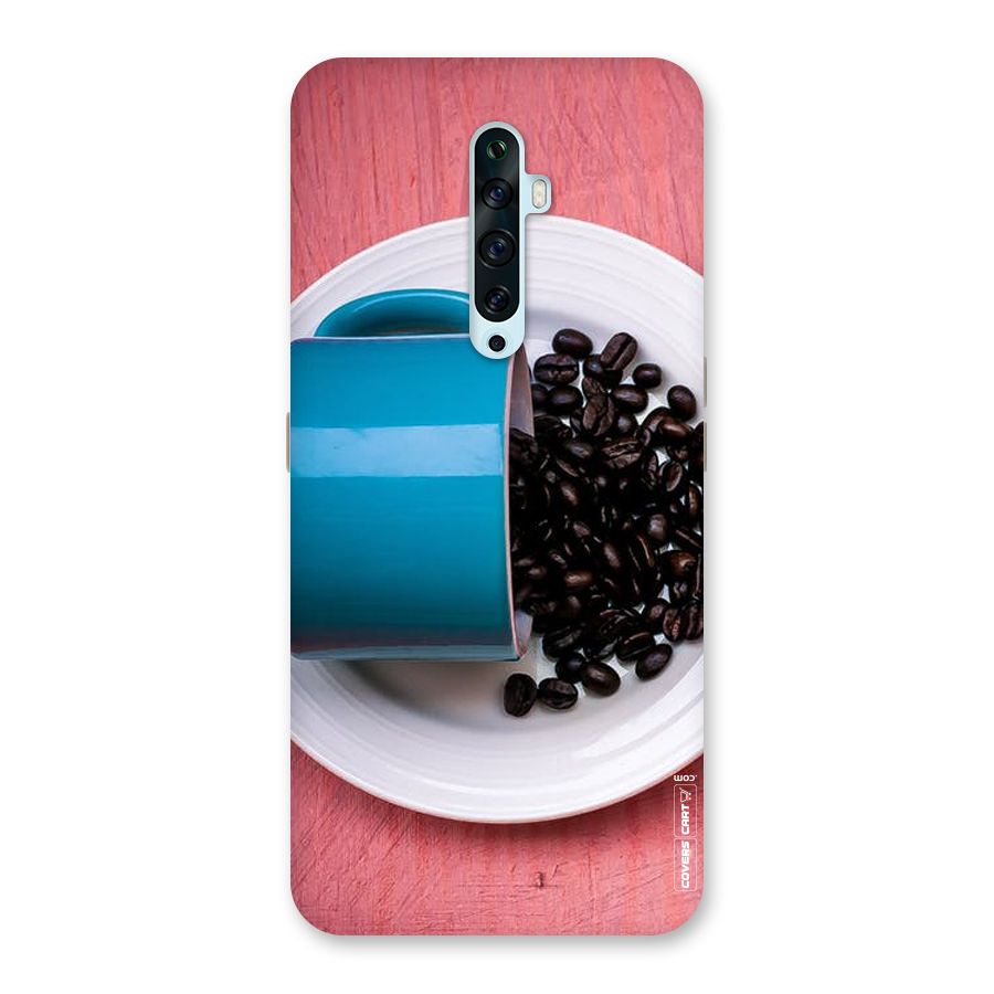 Blue Mug And Beans Back Case for Oppo Reno2 Z