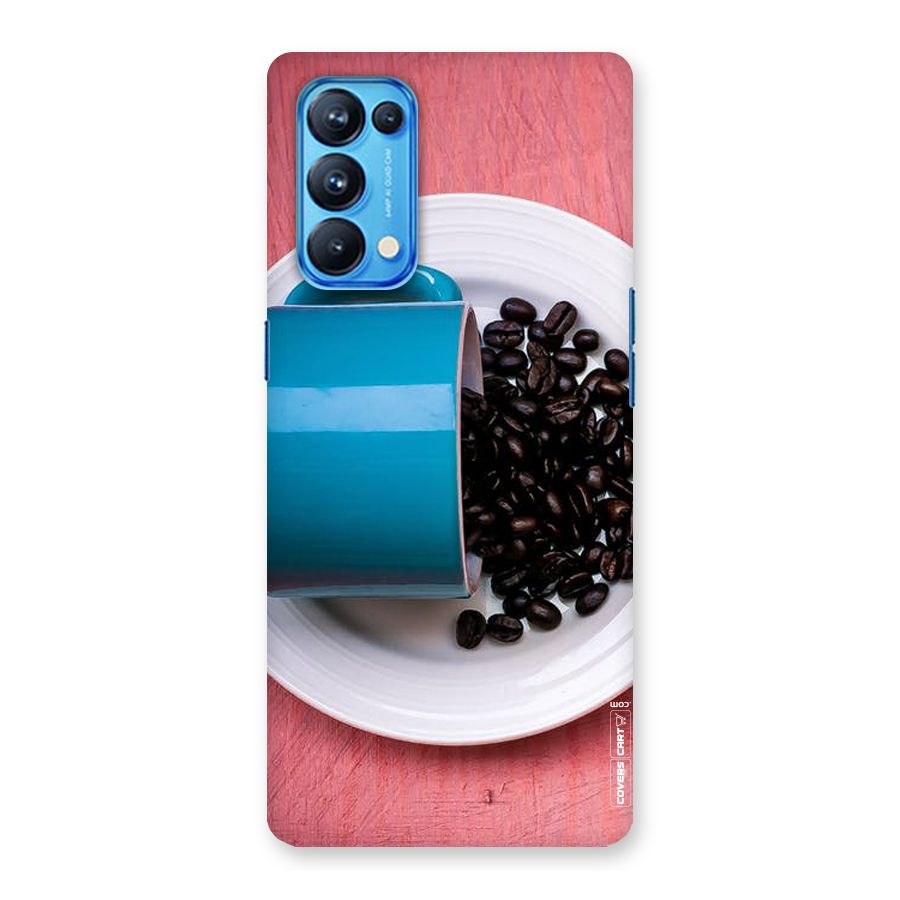 Blue Mug And Beans Back Case for Oppo Reno5 Pro 5G