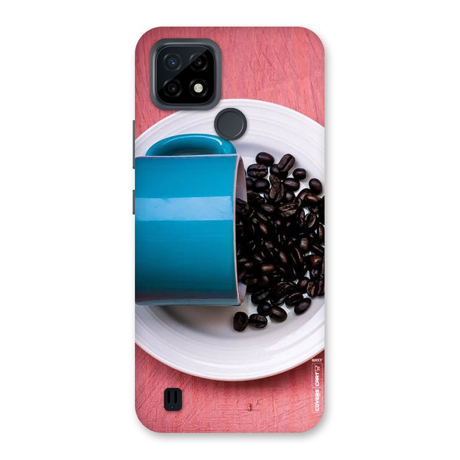Blue Mug And Beans Back Case for Realme C21
