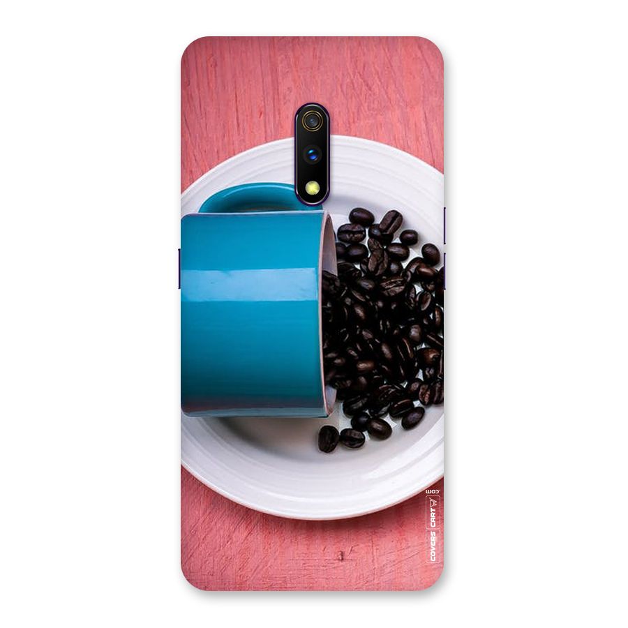 Blue Mug And Beans Back Case for Realme X