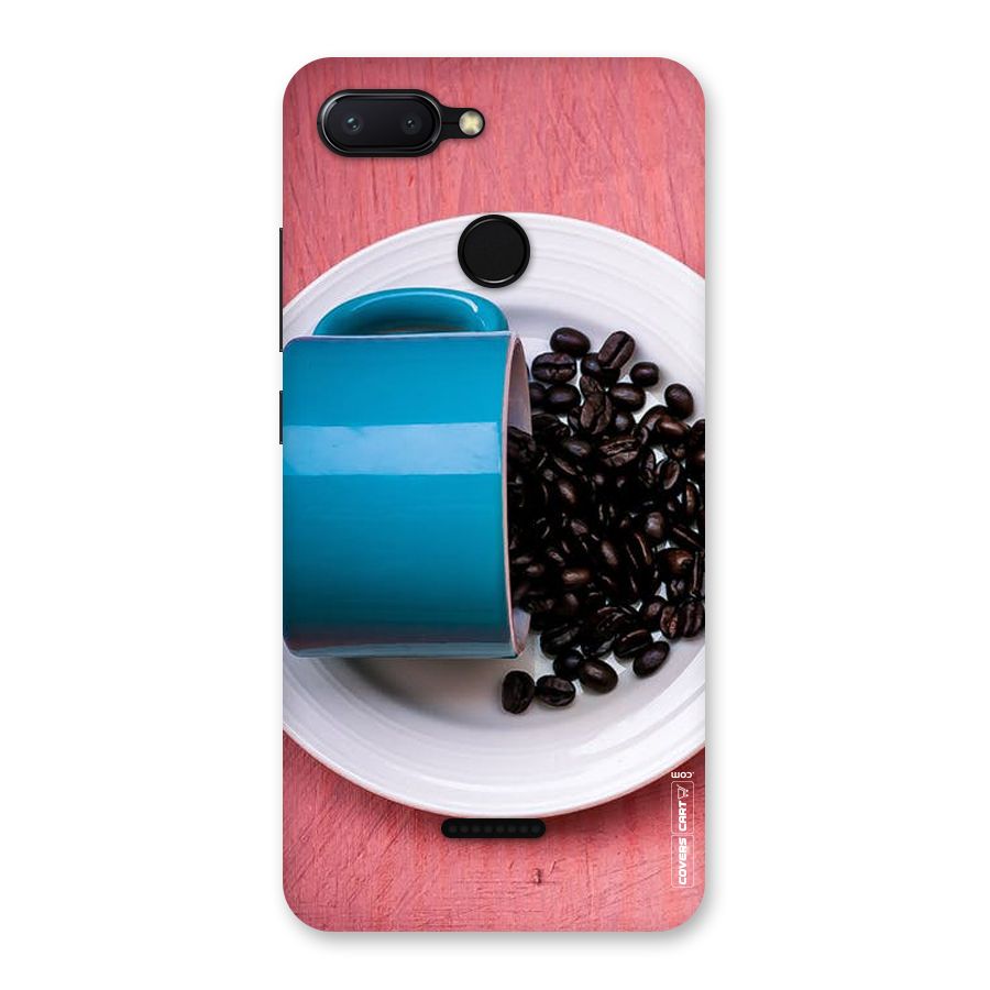 Blue Mug And Beans Back Case for Redmi 6