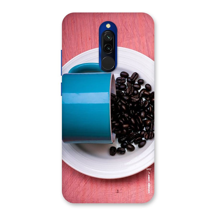 Blue Mug And Beans Back Case for Redmi 8
