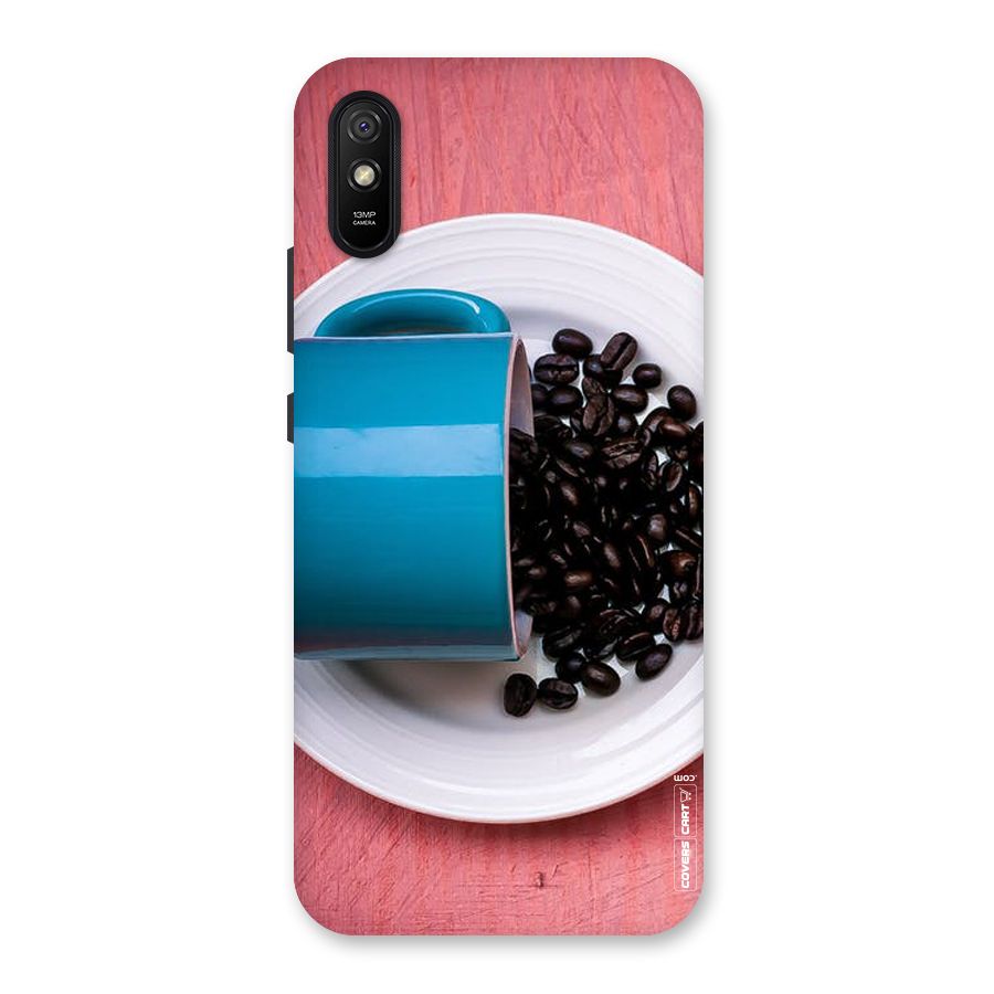 Blue Mug And Beans Back Case for Redmi 9A