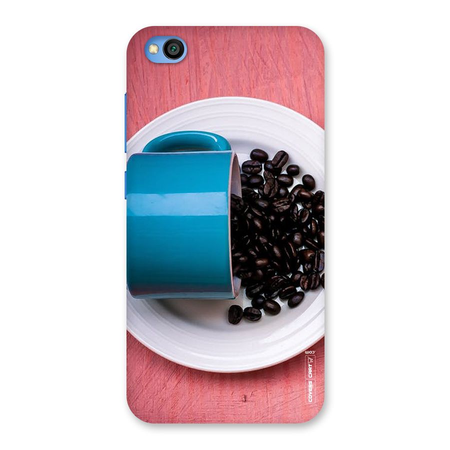 Blue Mug And Beans Back Case for Redmi Go