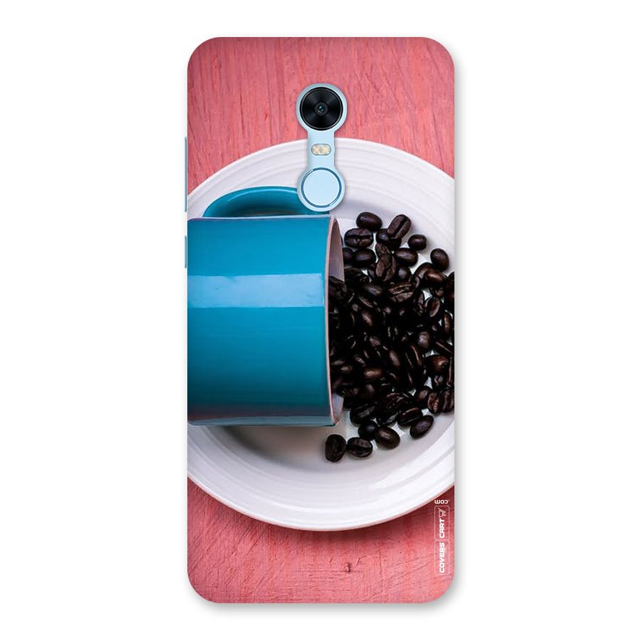 Blue Mug And Beans Back Case for Redmi Note 5