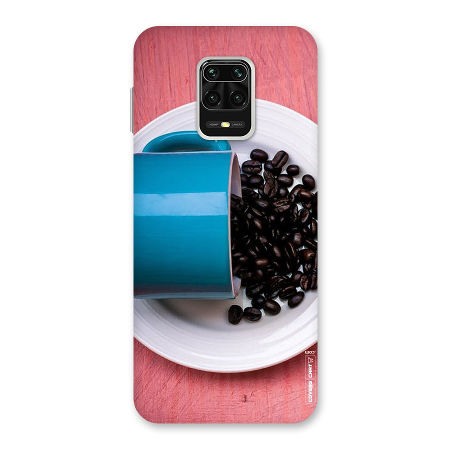 Blue Mug And Beans Back Case for Redmi Note 9 Pro