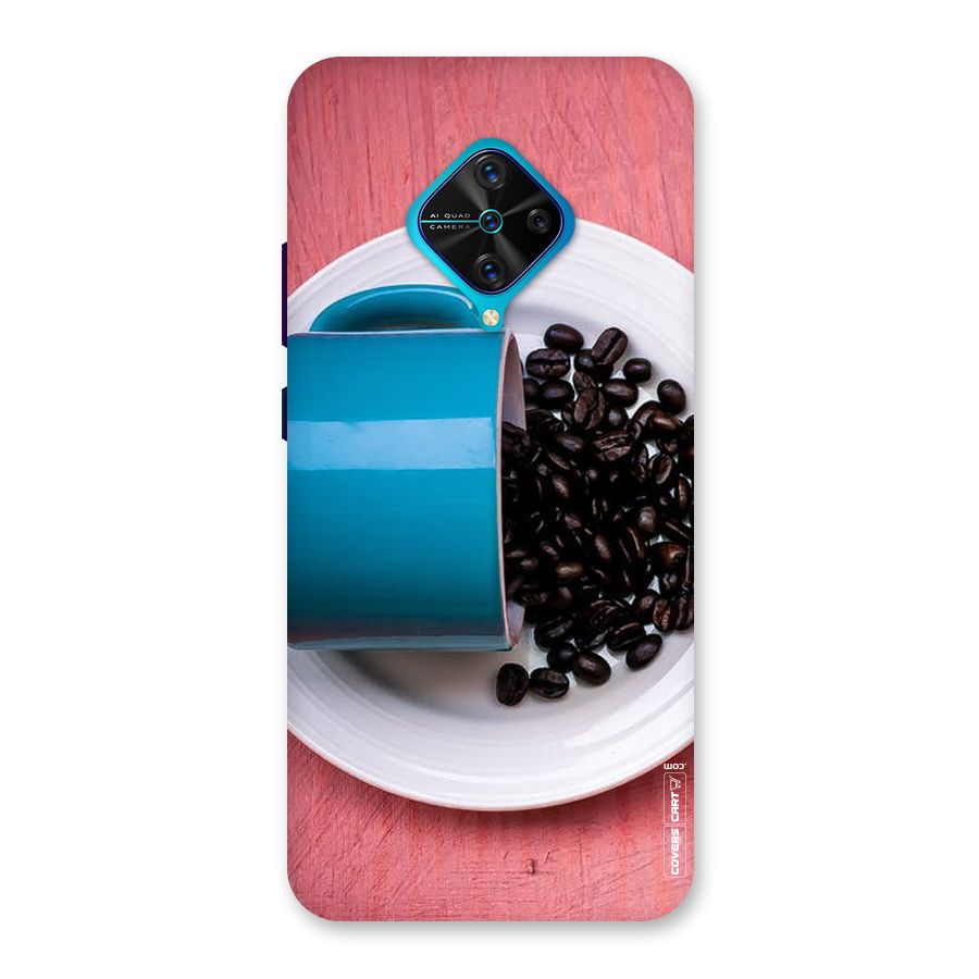 Blue Mug And Beans Back Case for Vivo S1 Pro