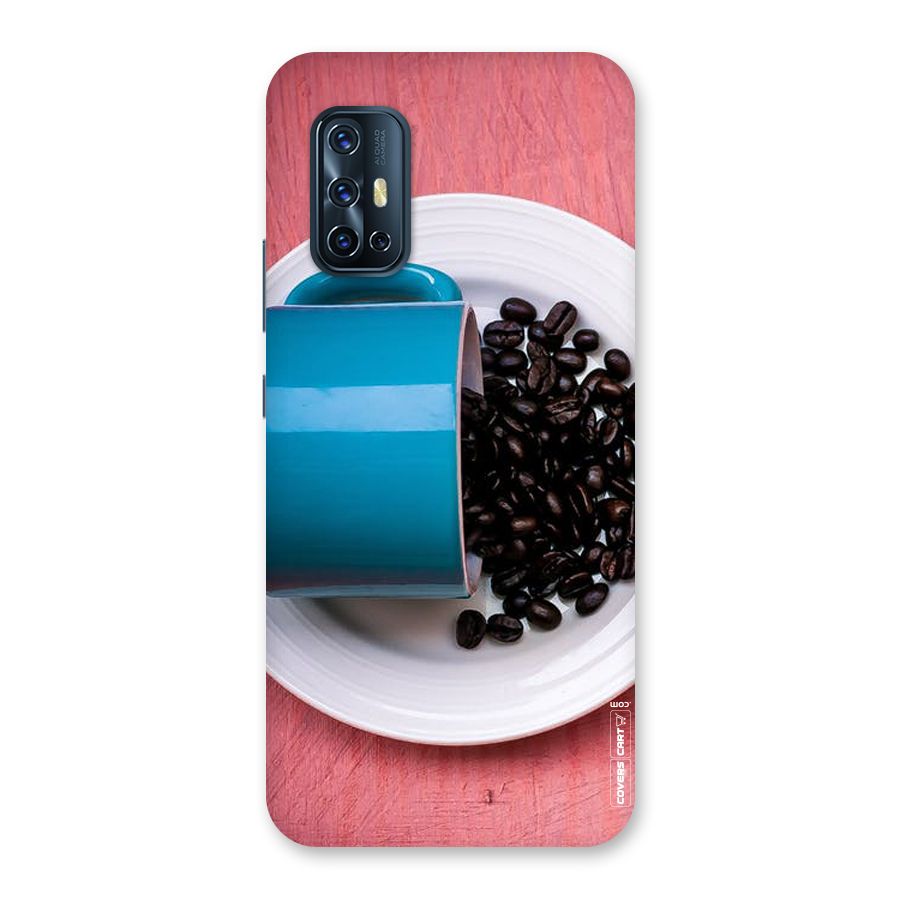 Blue Mug And Beans Back Case for Vivo V17