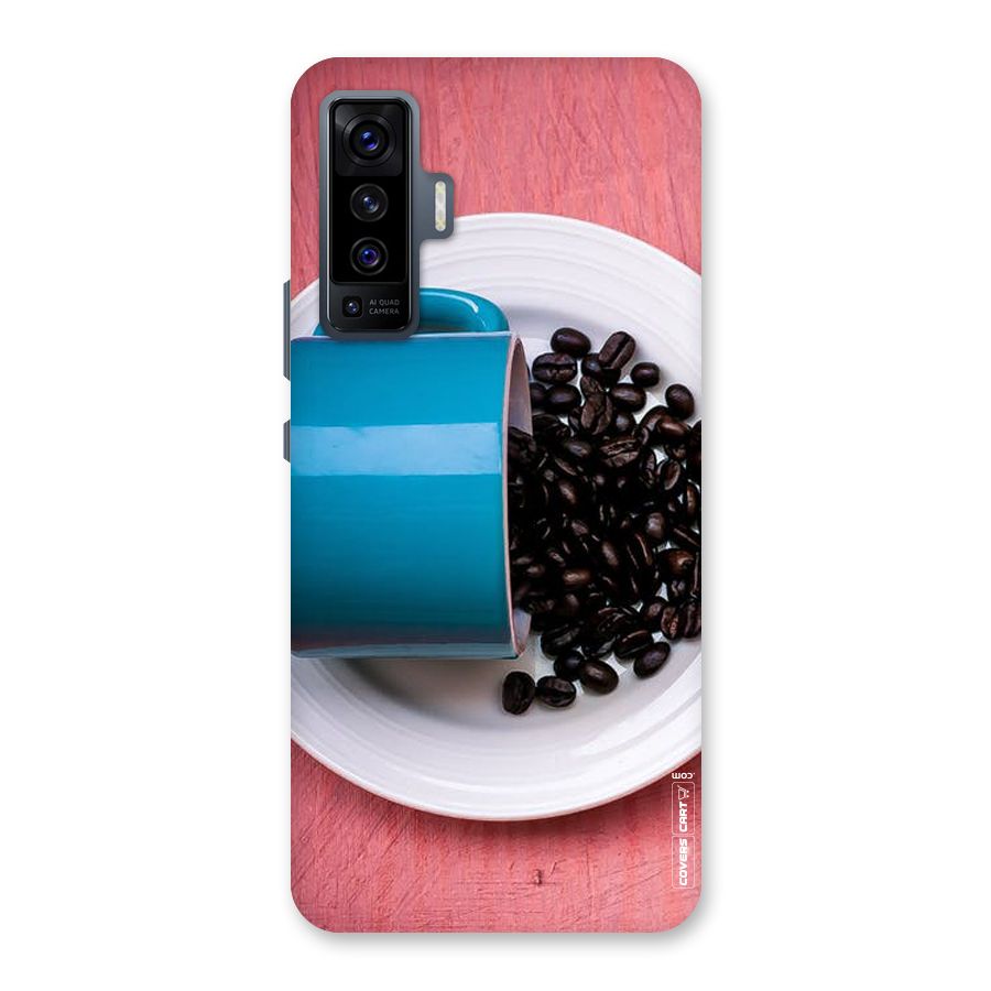 Blue Mug And Beans Back Case for Vivo X50