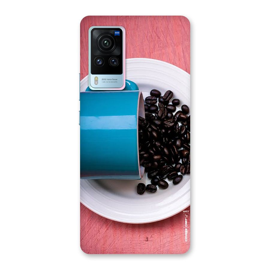 Blue Mug And Beans Back Case for Vivo X60 Pro