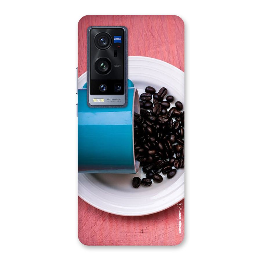 Blue Mug And Beans Back Case for Vivo X60 Pro Plus
