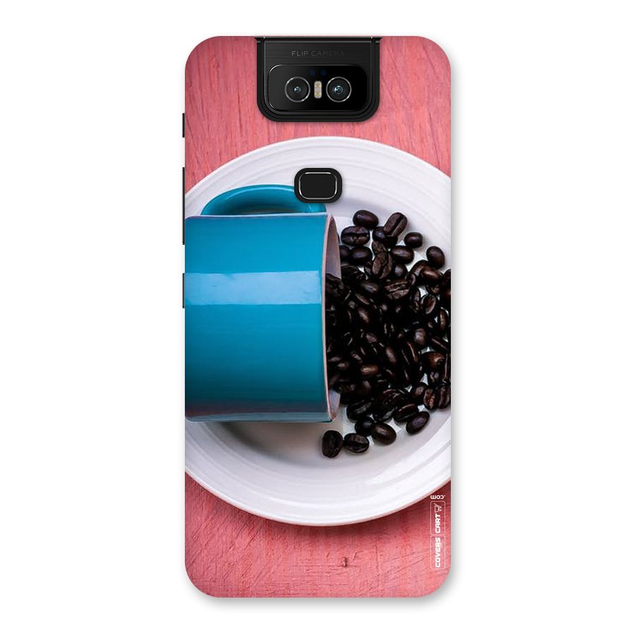 Blue Mug And Beans Back Case for Zenfone 6z