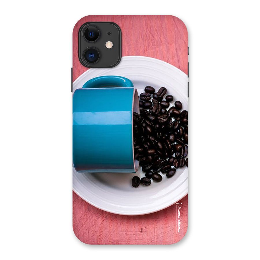 Blue Mug And Beans Back Case for iPhone 11