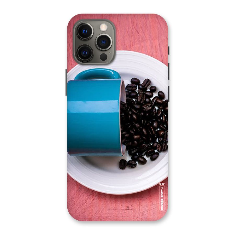 Blue Mug And Beans Back Case for iPhone 12 Pro Max