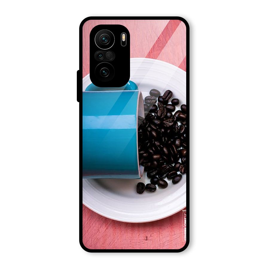Blue Mug And Beans Glass Back Case for Mi 11X Pro