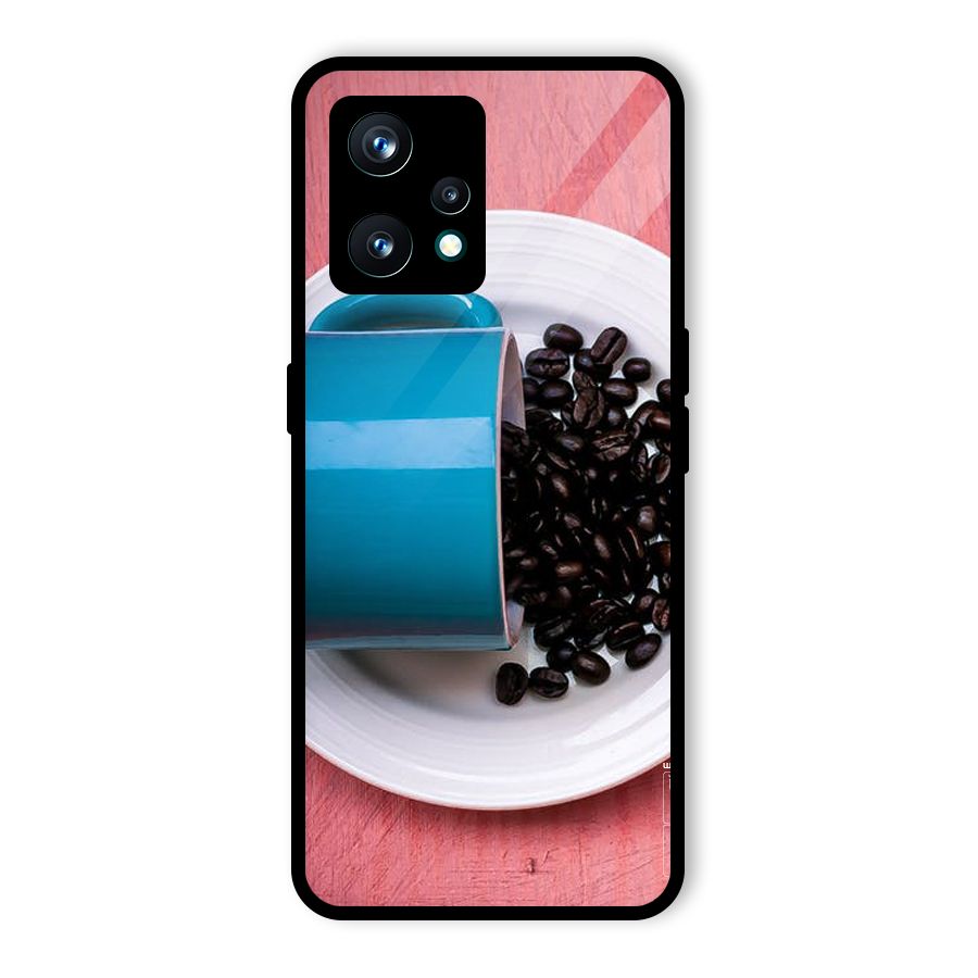 Blue Mug And Beans Glass Back Case for Realme 9 Pro Plus 5G