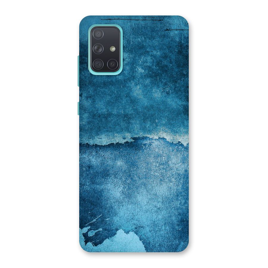 Blue Paint Wall Back Case for Galaxy A71