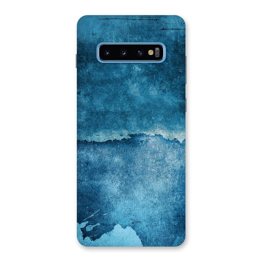 Blue Paint Wall Back Case for Galaxy S10 Plus