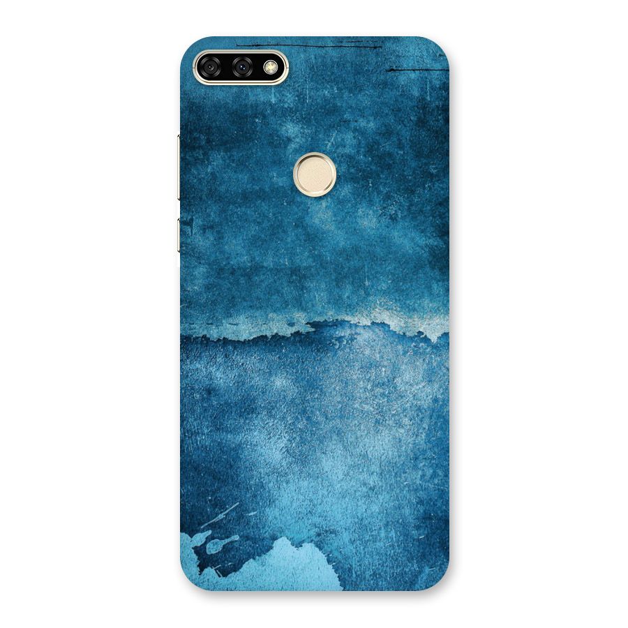 Blue Paint Wall Back Case for Honor 7A