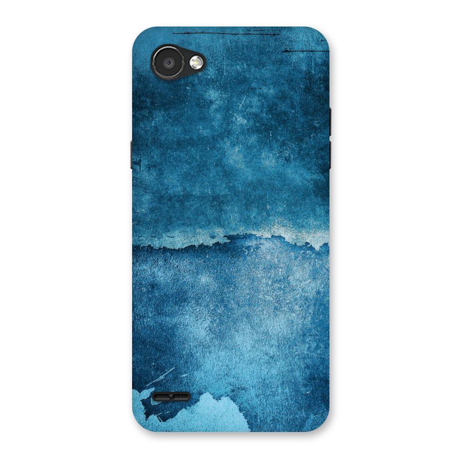 Blue Paint Wall Back Case for LG Q6