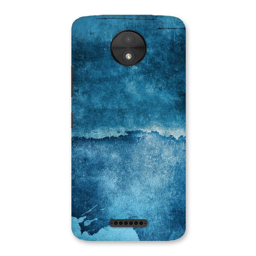 Blue Paint Wall Back Case for Moto C
