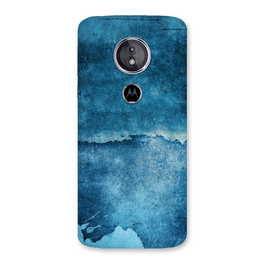 Blue Paint Wall Back Case for Moto E5