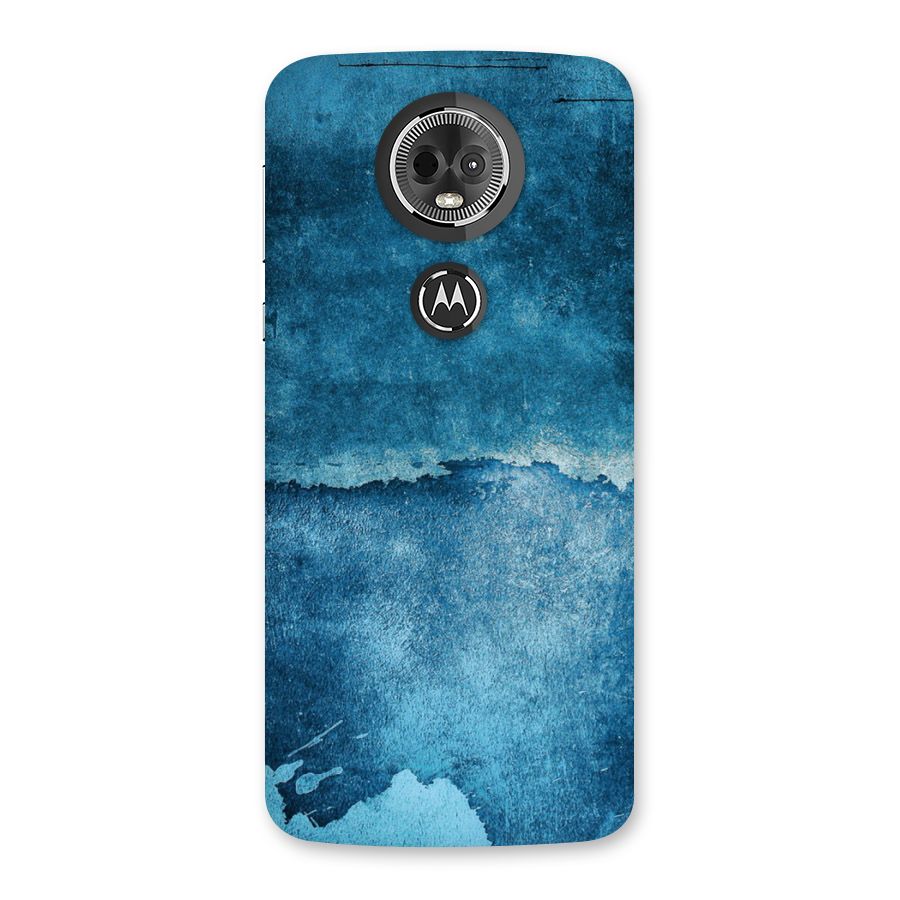 Blue Paint Wall Back Case for Moto E5 Plus