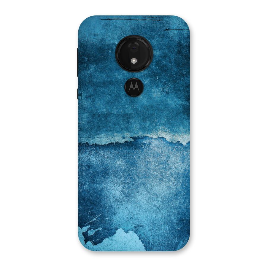 Blue Paint Wall Back Case for Moto G7 Power