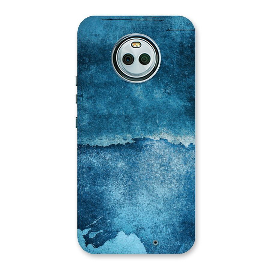 Blue Paint Wall Back Case for Moto X4