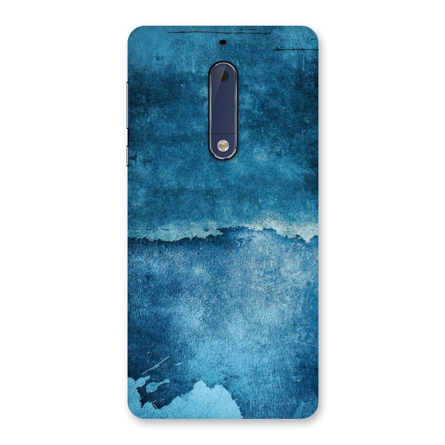 Blue Paint Wall Back Case for Nokia 5