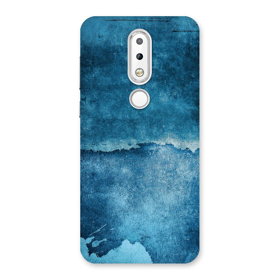 Blue Paint Wall Back Case for Nokia 6.1 Plus