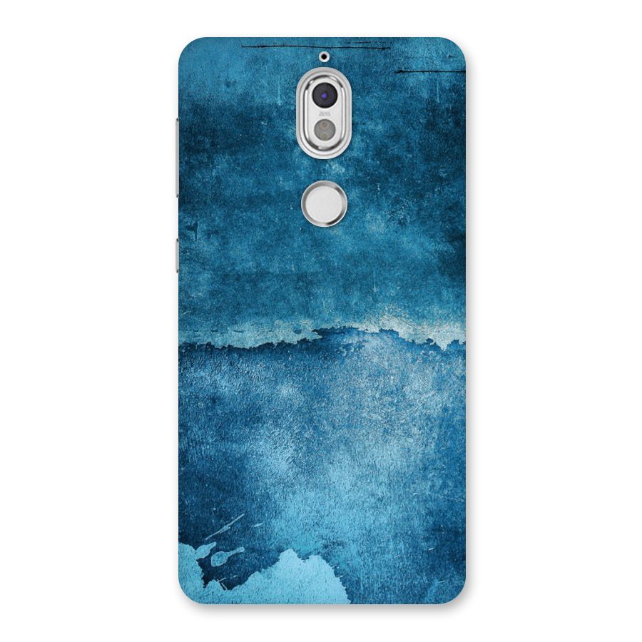 Blue Paint Wall Back Case for Nokia 7